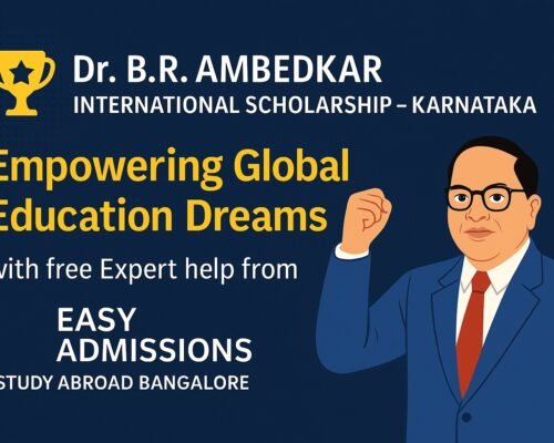 Dr B R Ambedkar International Scholarship Karnataka - Easy Admissions Bangalore Study Abroad