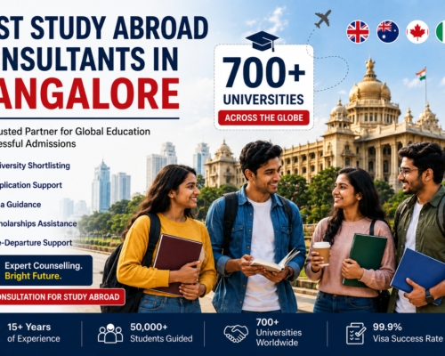 Best Study Abroad Consultants in Bangalore – Easy Admissions Overseas Education and Student Visa Guidance